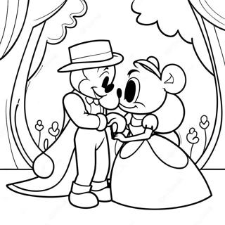 Disney Couples Coloring Page 44022-36615