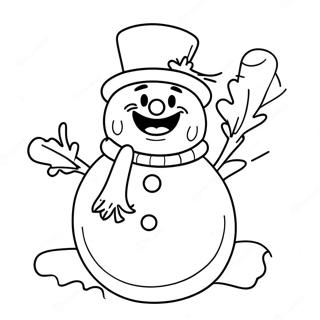 Frosty The Snowman Coloring Page 44032-36623