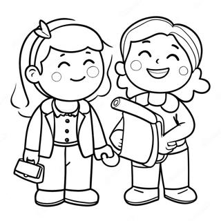 First Day Of First Grade Coloring Page 44052-36639