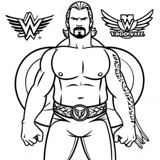 Wwe Coloring Page 44062-36643