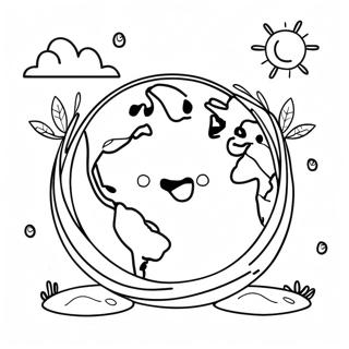 Cute Earth Day Coloring Pages