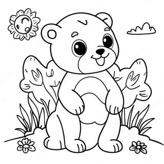 Adorable Earth Day Animals Coloring Page 44073-36659