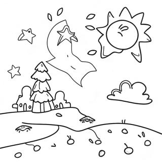 Night Sky Coloring Page 44092-36671