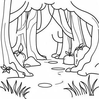 Enchanted Forest Coloring Page 44102-36676