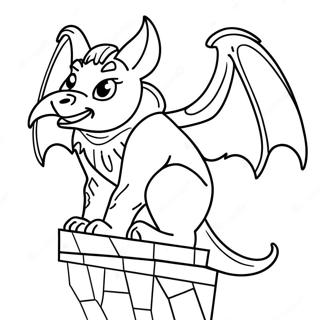 Gargoyle Coloring Pages