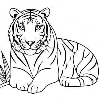 Majestic Endangered Tigers Coloring Page 44163-36730