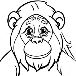 Orangutan Coloring Page 44192-36758