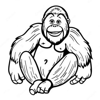 Orangutan Coloring Page 44192-36759