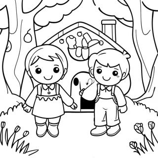 Hansel And Gretel Coloring Page 44202-36754