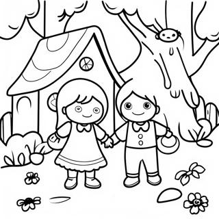 Hansel And Gretel Coloring Page 44202-36755