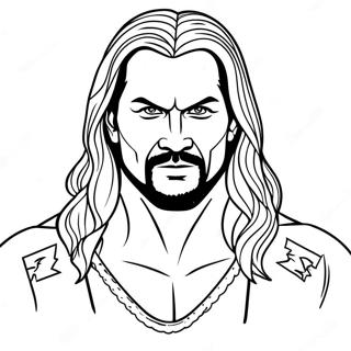 Wwe Coloring Page 4420-3562