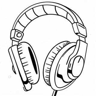 Headphones Coloring Page 44222-36779