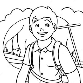 Adventurous Alex Coloring Page 44243-36793