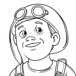 Adventurous Alex Coloring Page 44243-36795