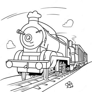 Percy With Colorful Friends Coloring Page 44263-36812