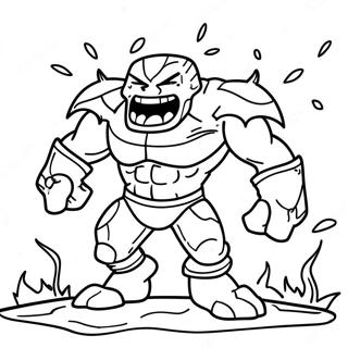 Ferocious Wither Storm Coloring Page 44273-36814