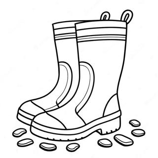 Rain Boots Coloring Page 44292-36826