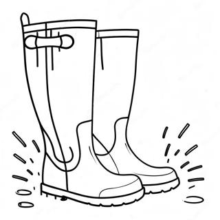 Rain Boots Coloring Page 44292-36827