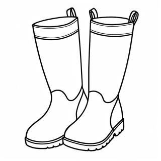 Rain Boots Coloring Page 44292-36828