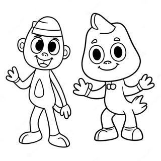 Gumby And Pokey Adventure Coloring Page 44303-36843