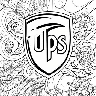 Ups Logo Coloring Page 44352-36878