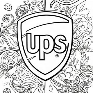 Ups Logo Coloring Page 44352-36879