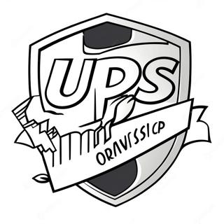 Ups Logo Coloring Page 44352-36880