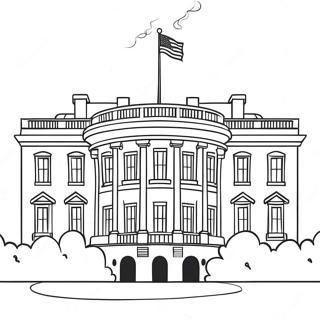 White House Coloring Page 44392-36906