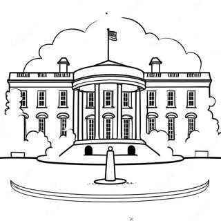 White House Coloring Page 44392-36907