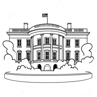 White House Coloring Page 44392-36908