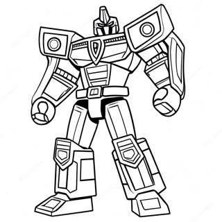 Megazord Coloring Page 44412-36926