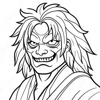 Shigaraki Villain Coloring Page 44422-36948