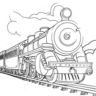 Mighty Express Coloring Page 44432-36944