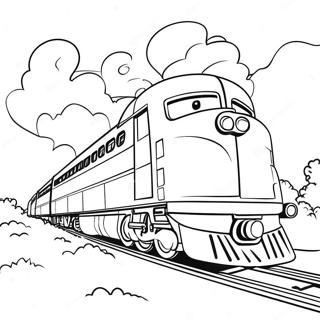 Mighty Express Train Adventure Coloring Page 44433-36940