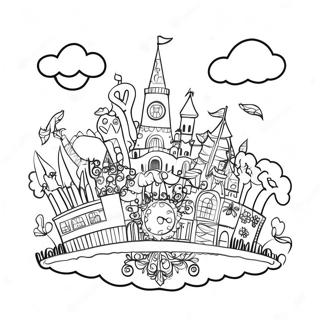 It S A Small World Coloring Page 44452-36959