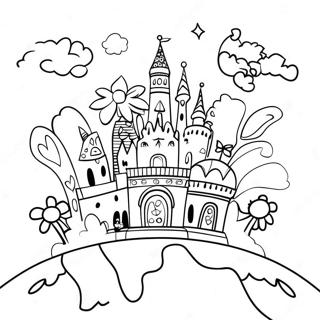 It S A Small World Coloring Page 44452-36960