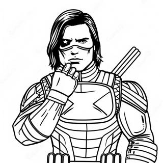 Winter Soldier Coloring Page 44462-36965