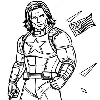 Winter Soldier Coloring Page 44462-36967