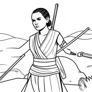 Rey Coloring Page 44472-36979