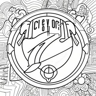 Cleveland Cavaliers Logo Coloring Page 44482-36983