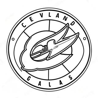 Cleveland Cavaliers Logo Coloring Page 44482-36984