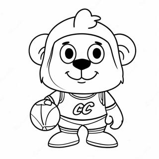 Cleveland Cavaliers Mascot Coloring Page 44483-36991