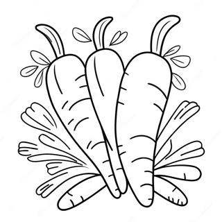 Carrot Coloring Page 4451-3579