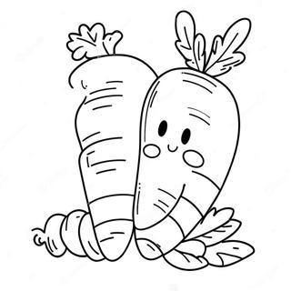 Carrot Coloring Page 4451-3580