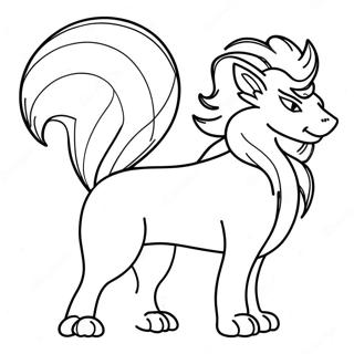 Ninetales Coloring Pages