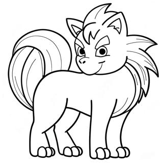 Ninetales Coloring Page 44532-37014