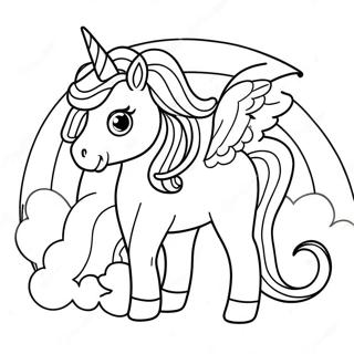 Rainbocorn Coloring Page 44552-37034