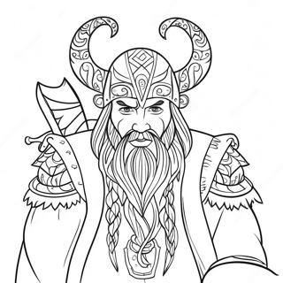 Norse Mythology Coloring Page 44562-37042