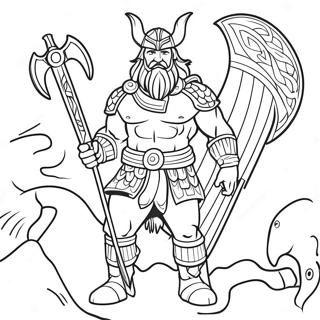 Norse Mythology Coloring Page 44562-37043