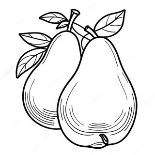 Pear Coloring Page 44572-37054